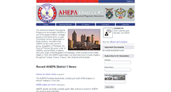 Desktop Screenshot of ahepadistrict1.org